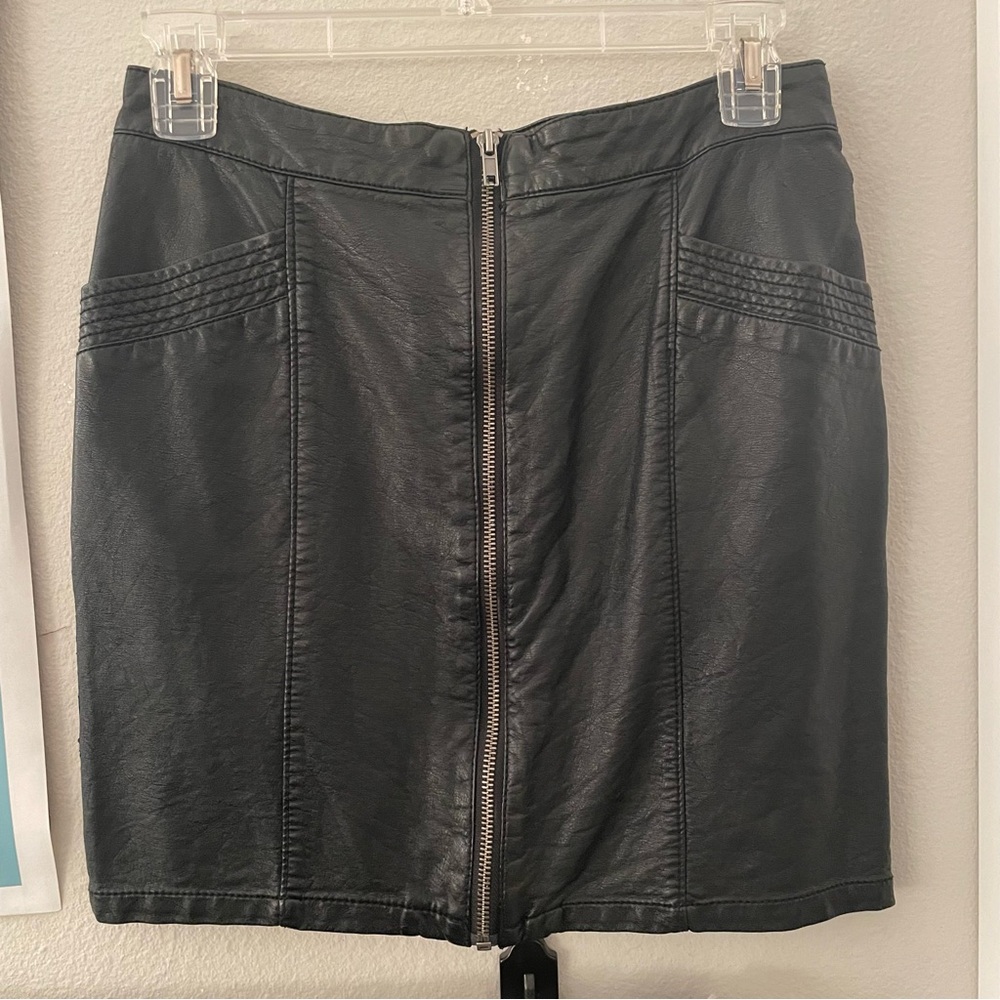 H&M leather skirt